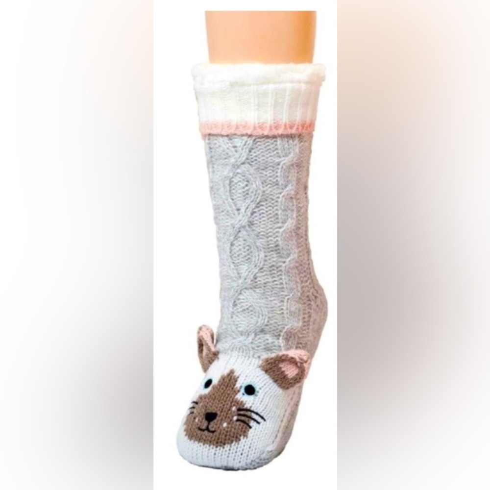 Cuddle Duds Sherpa Lined
Critter Slipper Sock